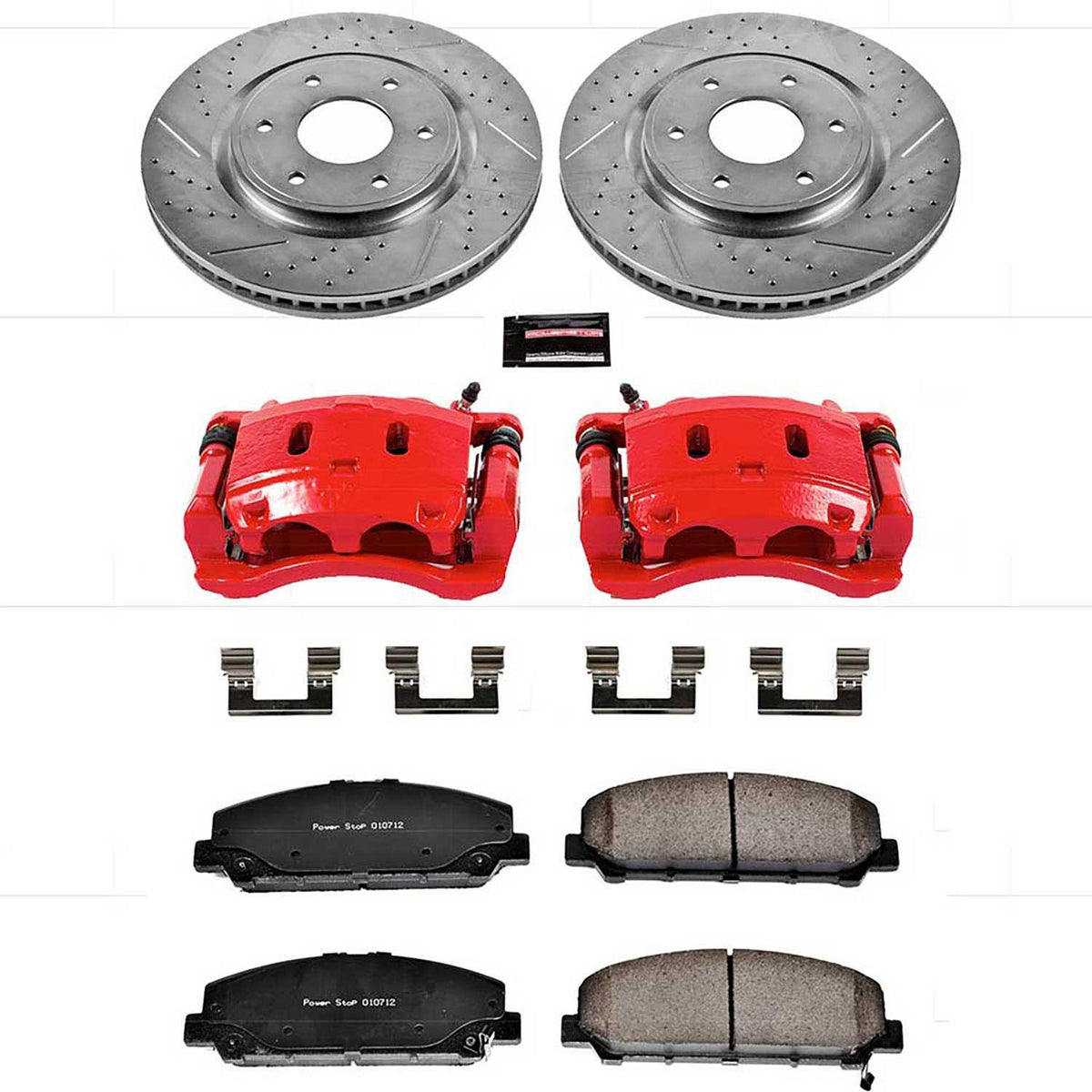 PowerStop Power Stop 06-07 Infiniti QX56 Z23 Evolution Kit w/ Calipers - Front KC2909