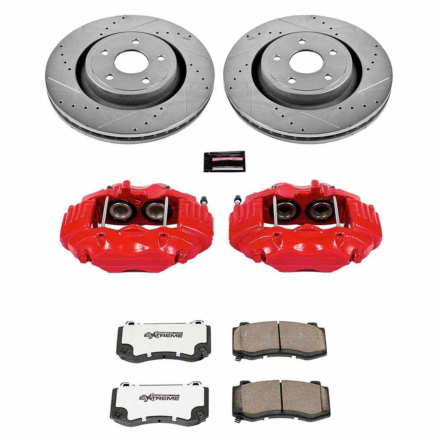 PowerStop Power Stop 06-10 Jeep Grand Cherokee Front Z26 Street Warrior Brake Kit w/Calipers KC2924-26