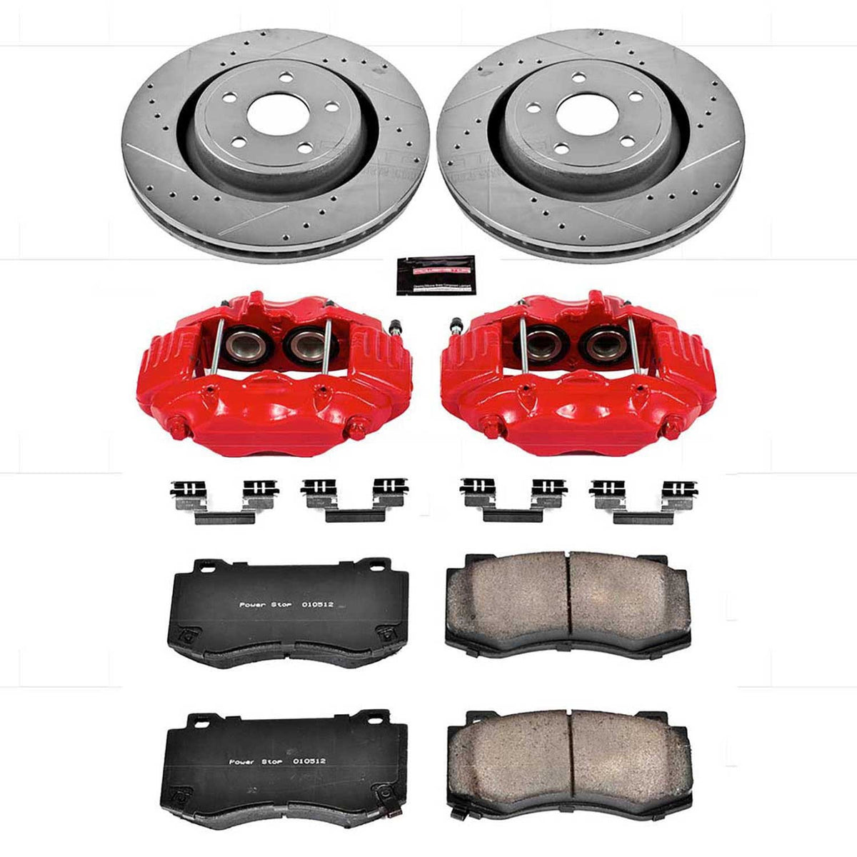 PowerStop Power Stop 06-10 Jeep Grand Cherokee Z23 Evolution Kit w/ Calipers - Front KC2924