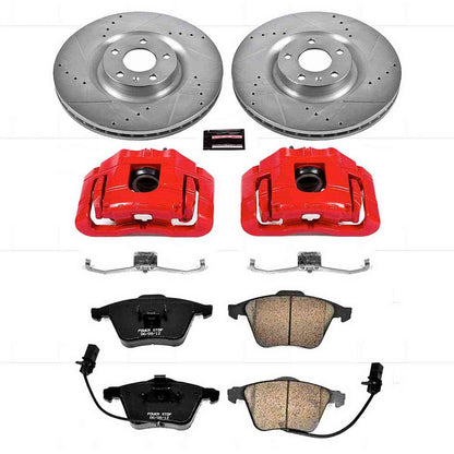 PowerStop Power Stop 04-09 Audi S4 Z23 Evolution Kit w/ Calipers - Front KC2934