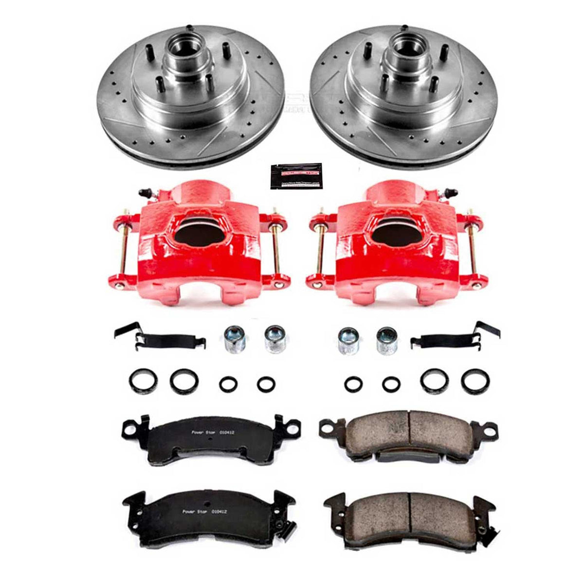 PowerStop Power Stop 91-96 Buick Roadmaster Z23 Evolution Kit w/ Calipers - Front KC2936