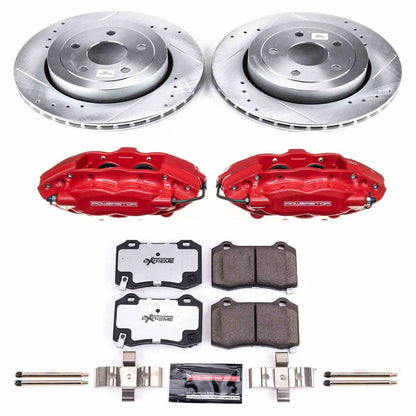 PowerStop Power Stop 06-10 Jeep Grand Cherokee Rear Z26 Street Warrior Brake Kit w/Calipers KC2949-26