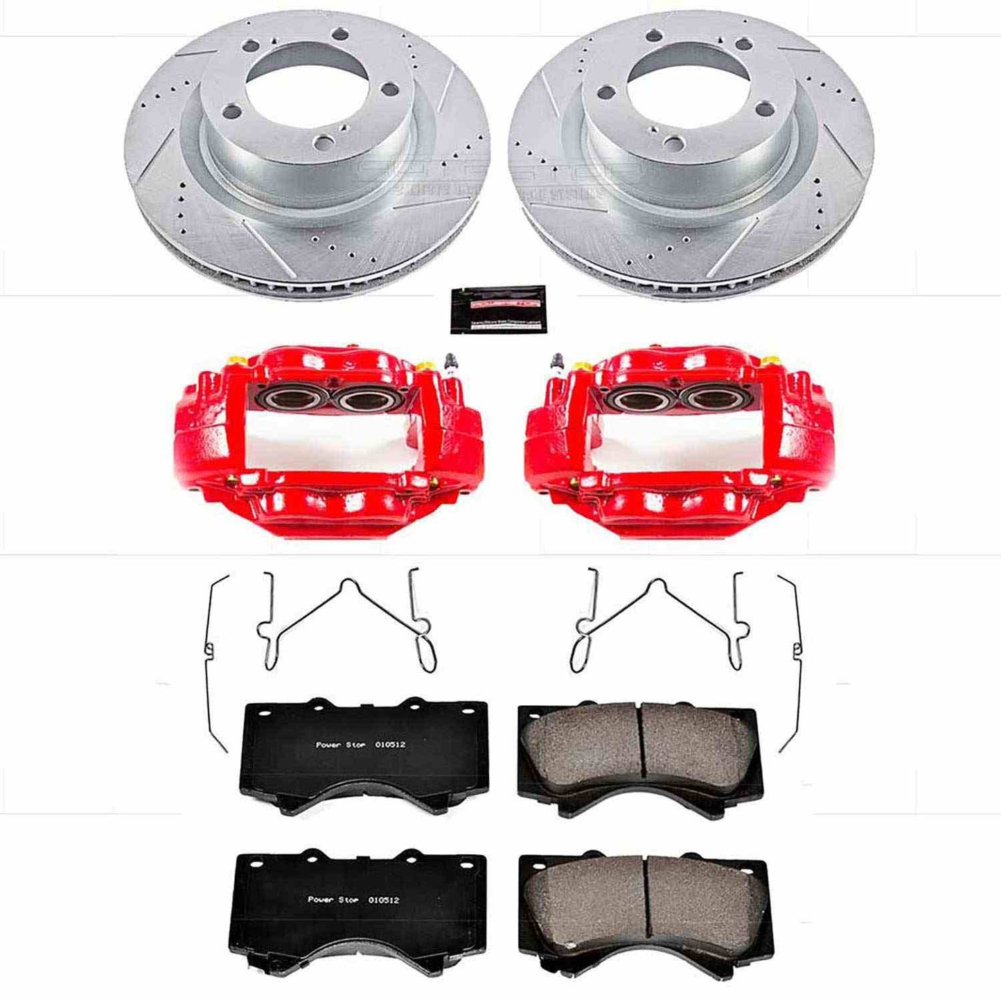 PowerStop Power Stop 08-19 Toyota Sequoia Z23 Evolution Kit w/ Calipers - Front KC2952A