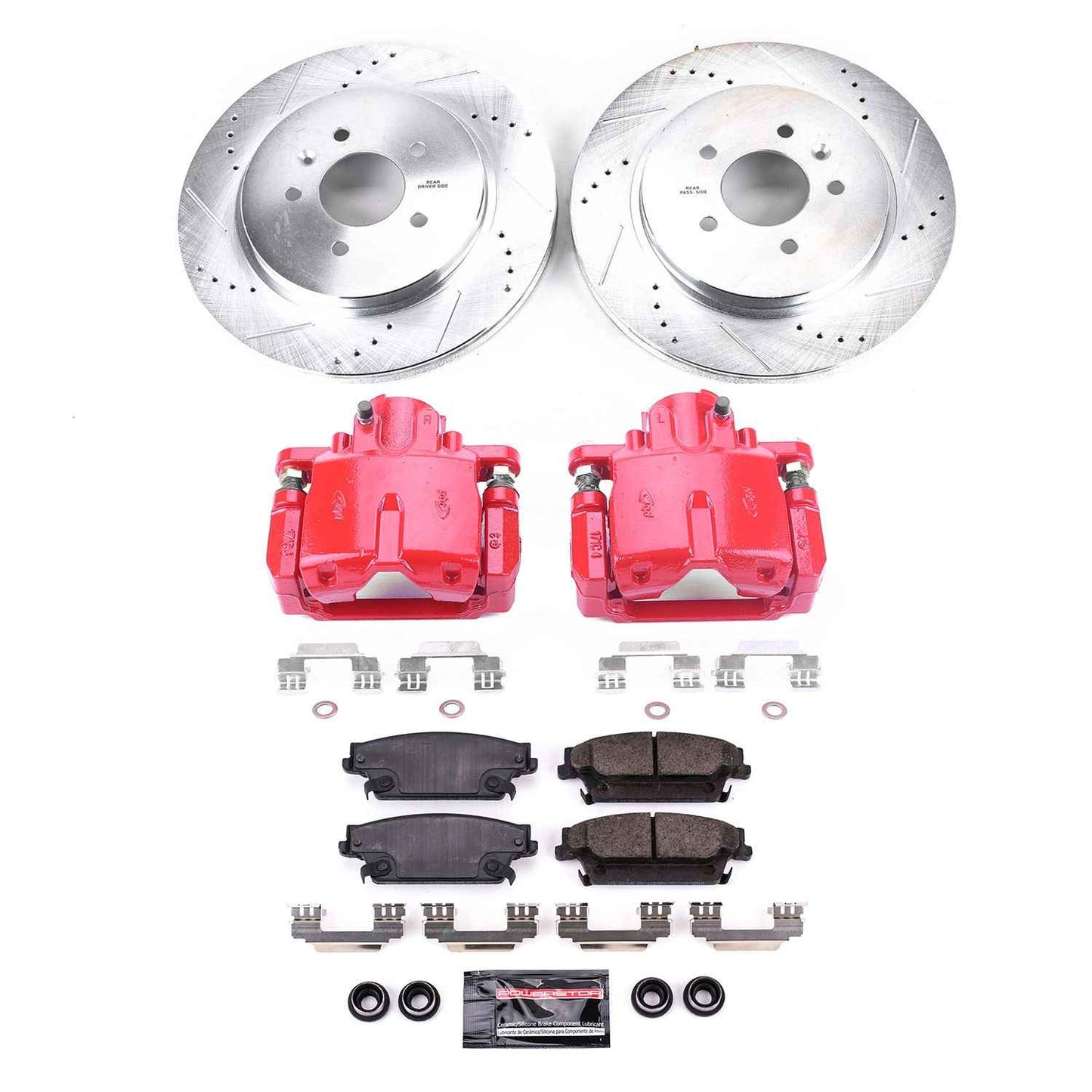 PowerStop Power Stop 06-07 Cadillac CTS Z23 Evolution Kit w/ Calipers - Rear KC2958