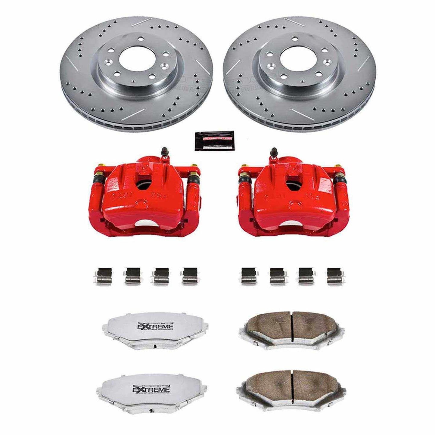 PowerStop Power Stop 04-08 Mazda RX-8 Front Z26 Street Warrior Brake Kit w/Calipers KC2964-26