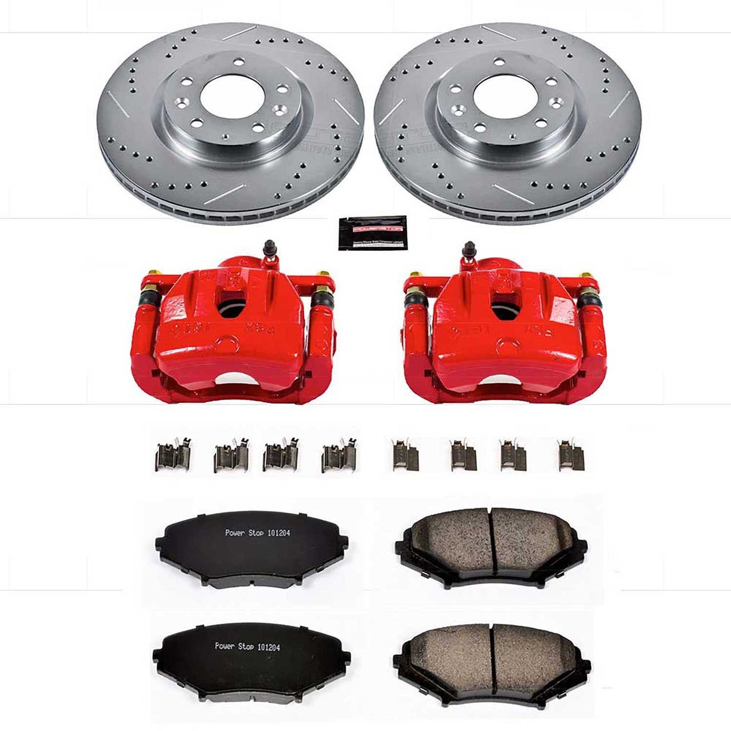 PowerStop Power Stop 04-08 Mazda RX-8 Z23 Evolution Kit w/ Calipers - Front KC2964
