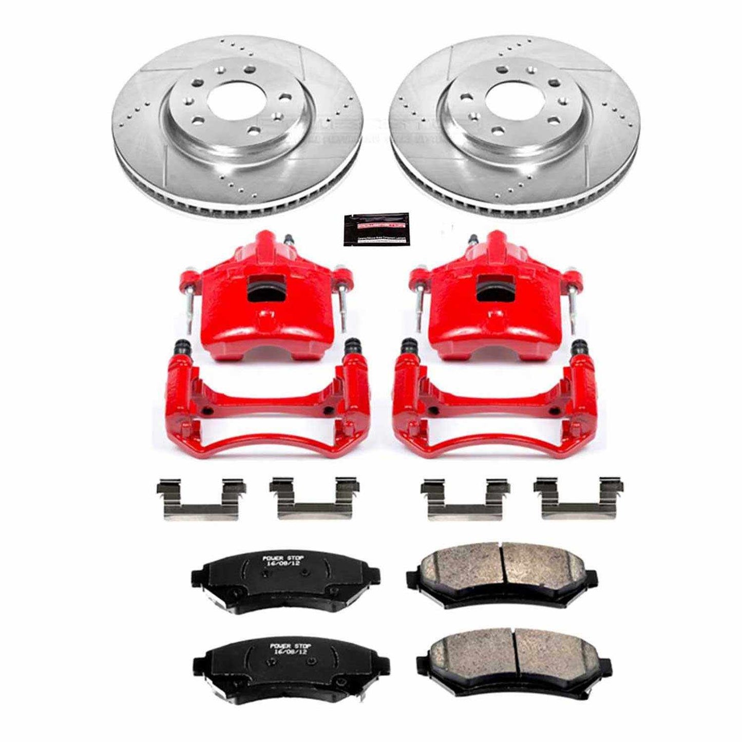PowerStop Power Stop 2004 Cadillac Seville Z23 Evolution Kit w/ Calipers - Front KC2975