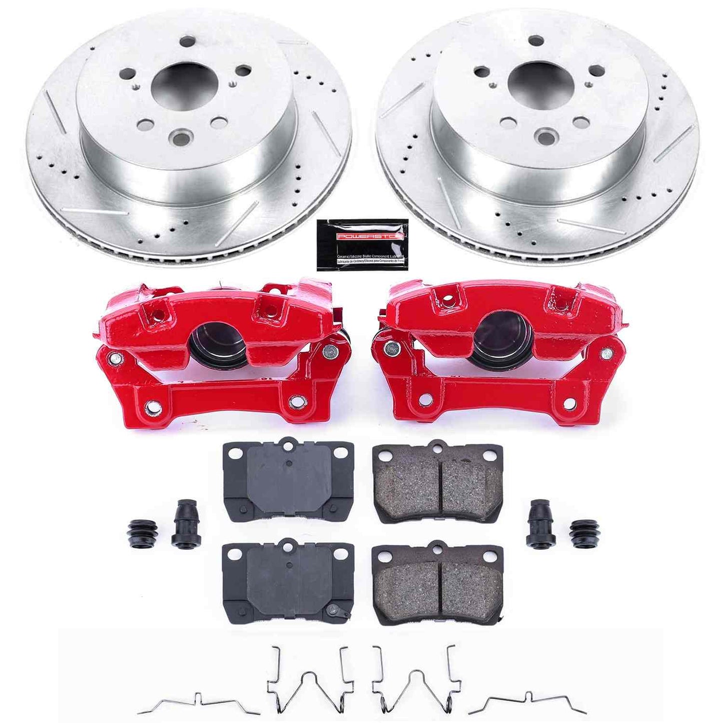 PowerStop Power Stop 07-11 Lexus GS350 Z23 Evolution Kit w/ Calipers - Rear KC2977A