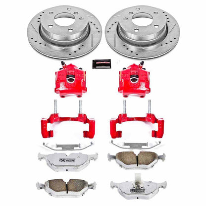 PowerStop Power Stop 2000 BMW 323Ci Rear Z26 Street Warrior Brake Kit w/Calipers KC2980-26