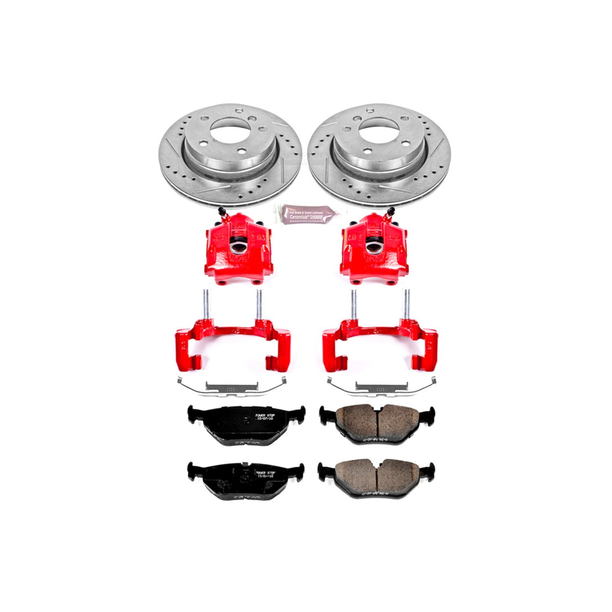PowerStop Power Stop 2000 BMW 323Ci Z23 Evolution Kit w/ Calipers - Rear KC2980