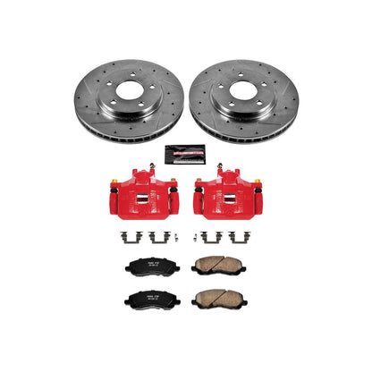 PowerStop Power Stop 08-17 Mitsubishi Lancer Z23 Evolution Kit w/ Calipers - Front KC2992A