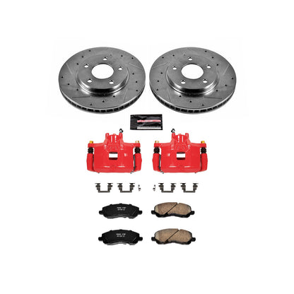 PowerStop Power Stop 07-12 Dodge Caliber Z23 Evolution Kit w/ Calipers - Front KC2992