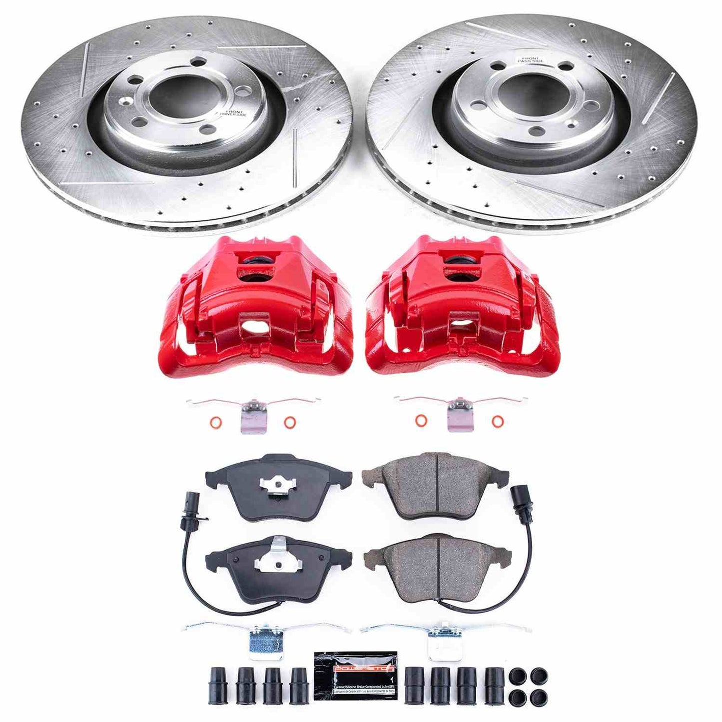 PowerStop Power Stop 06-11 Audi A6 Z23 Evolution Kit w/ Calipers - Front KC2993