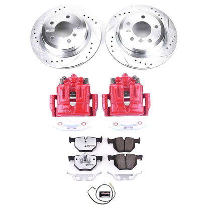 PowerStop Power Stop 2006 BMW 325xi Rear Z26 Street Warrior Brake Kit w/Calipers KC3001-26