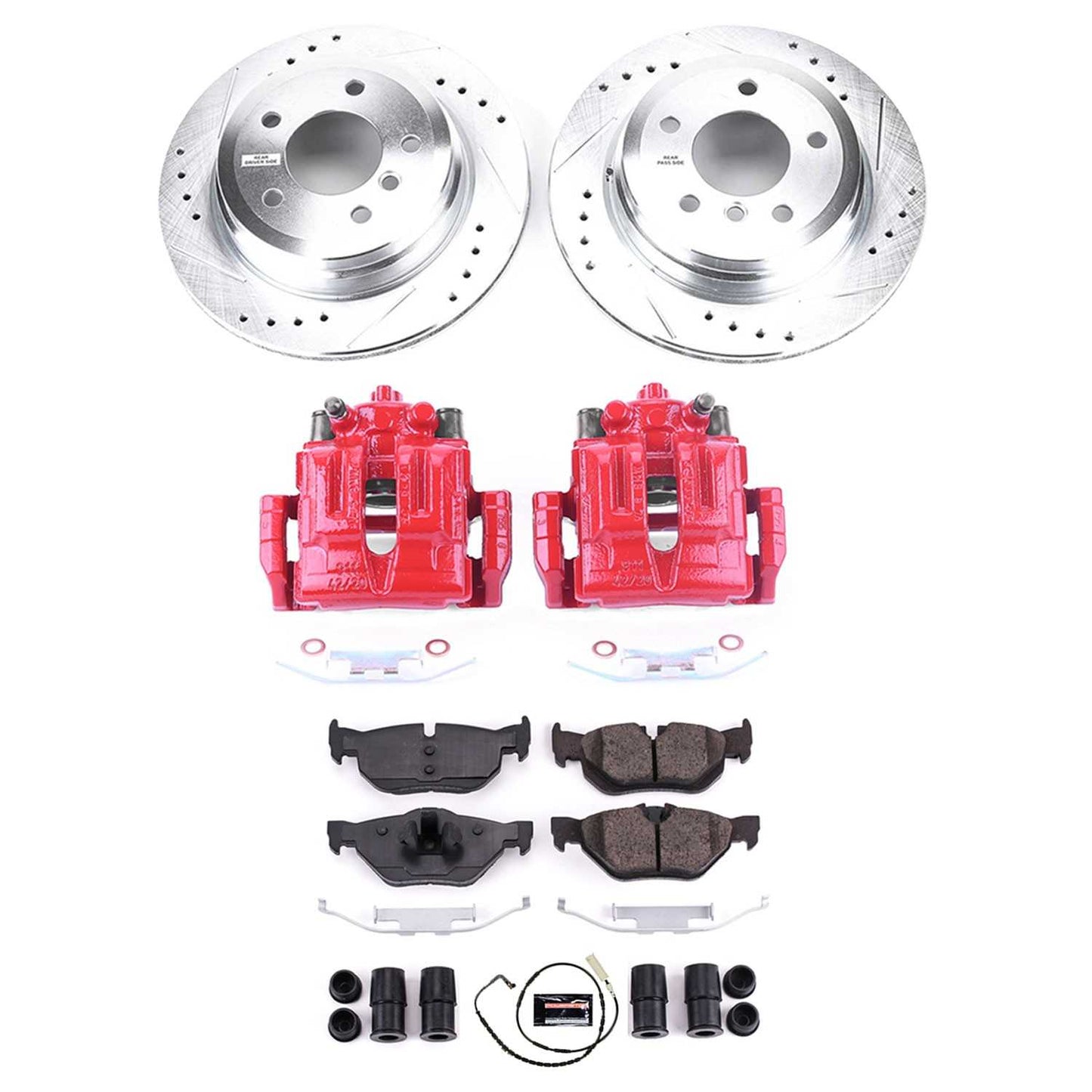 PowerStop Power Stop 07-10 BMW 328i Z23 Evolution Kit w/ Calipers - Rear KC3002