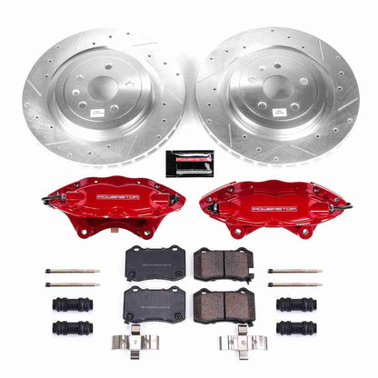 PowerStop Power Stop 09-15 Cadillac CTS Rear Z23 Evolution Kit w/Calipers KC3019A