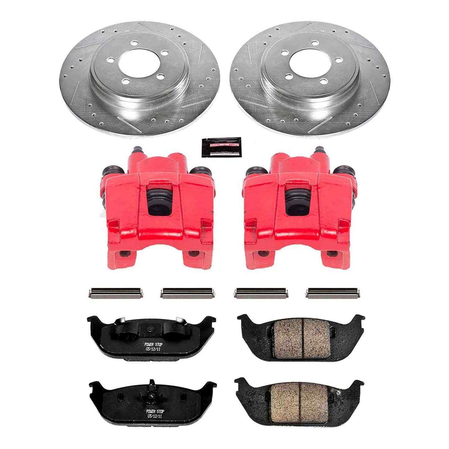 PowerStop Power Stop 03-05 Lincoln Aviator Z23 Evolution Kit w/ Calipers - Rear KC3025