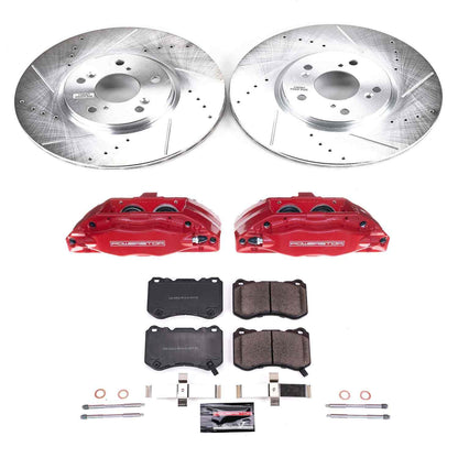 PowerStop Power Stop 04-08 Acura TL Z23 Evolution Kit w/ Calipers - Front KC3029
