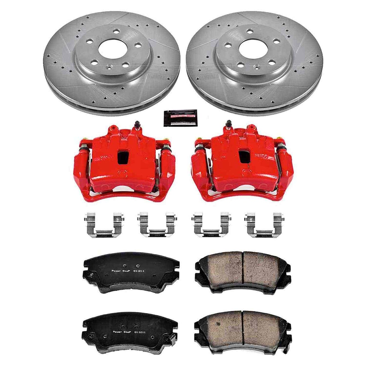 PowerStop Power Stop 10-15 Chevrolet Camaro Z23 Evolution Kit w/ Calipers - Front KC3031