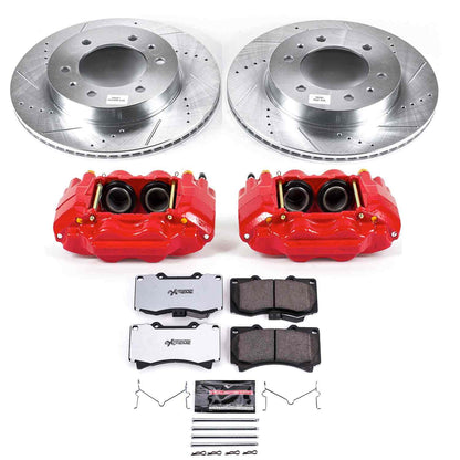 PowerStop Power Stop 06-10 Hummer H3 Front Z36 Truck & Tow Brake Kit w/Calipers KC3035-36