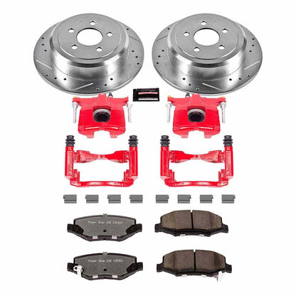 PowerStop Power Stop 07-11 Dodge Nitro Rear Z36 Truck & Tow Brake Kit w/Calipers KC3046A-36