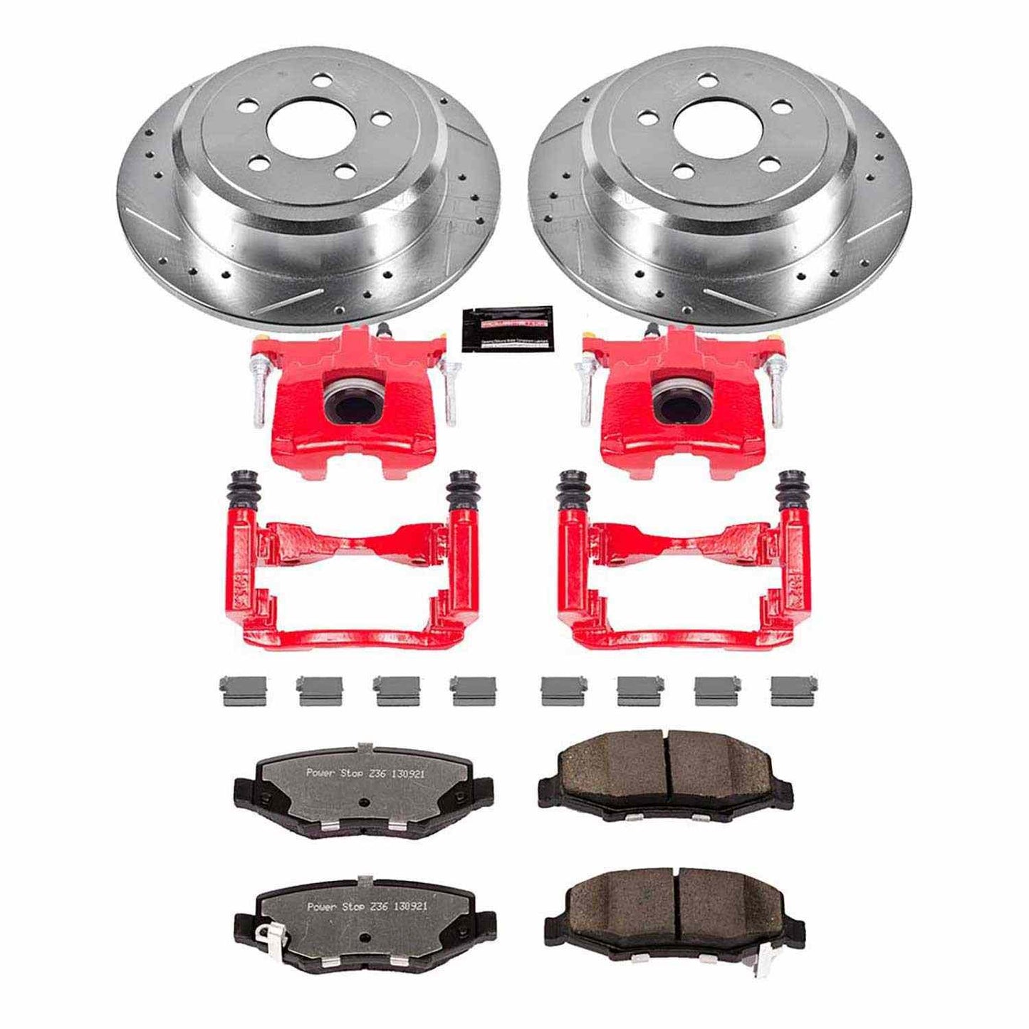 PowerStop Power Stop 07-11 Dodge Nitro Rear Z36 Truck & Tow Brake Kit w/Calipers KC3046A-36