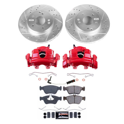 PowerStop Power Stop 99-00 Mercedes-Benz C230 Z23 Evolution Kit w/ Calipers - Front KC3047