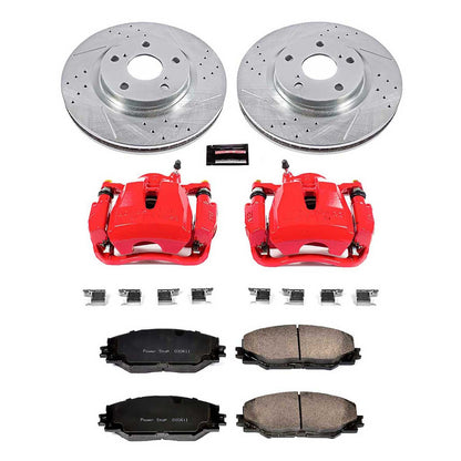 PowerStop Power Stop 09-10 Pontiac Vibe Z23 Evolution Kit w/ Calipers - Front KC3054