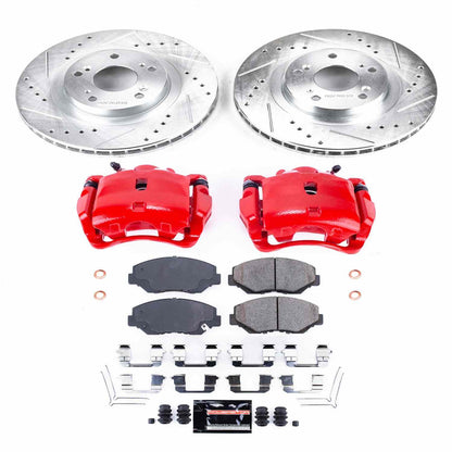 PowerStop Power Stop 12-15 Honda Civic Z23 Evolution Kit w/ Calipers - Front KC3055