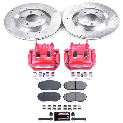 PowerStop Power Stop 07-15 Ford Edge Z23 Evolution Kit w/ Calipers - Front KC3057