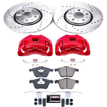 PowerStop Power Stop 08-09 Volvo S60 Z23 Evolution Kit w/ Calipers - Front KC3063