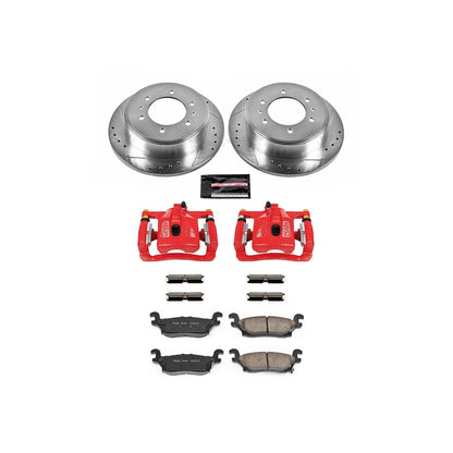 PowerStop Power Stop 06-10 Hummer H3 Z23 Evolution Kit w/ Calipers - Rear KC3067
