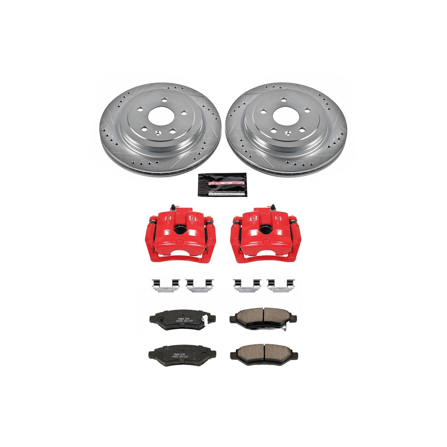 PowerStop Power Stop 10-15 Chevrolet Camaro Z23 Evolution Kit w/ Calipers - Rear KC3072
