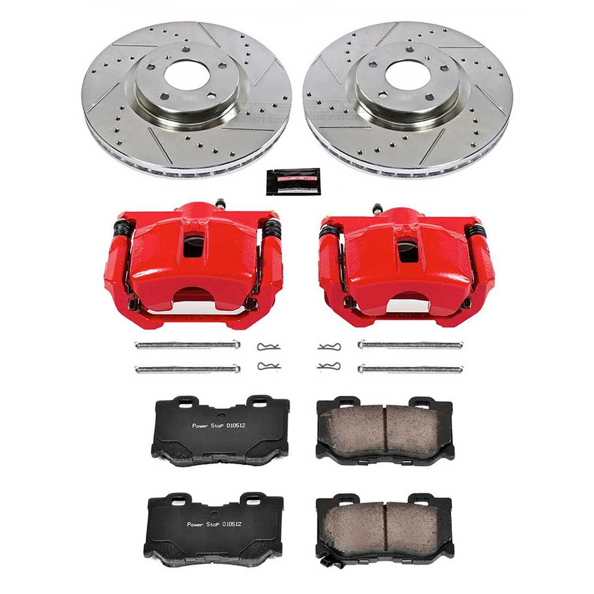PowerStop Power Stop 09-14 Nissan Maxima Z23 Evolution Kit w/ Calipers - Front KC3076