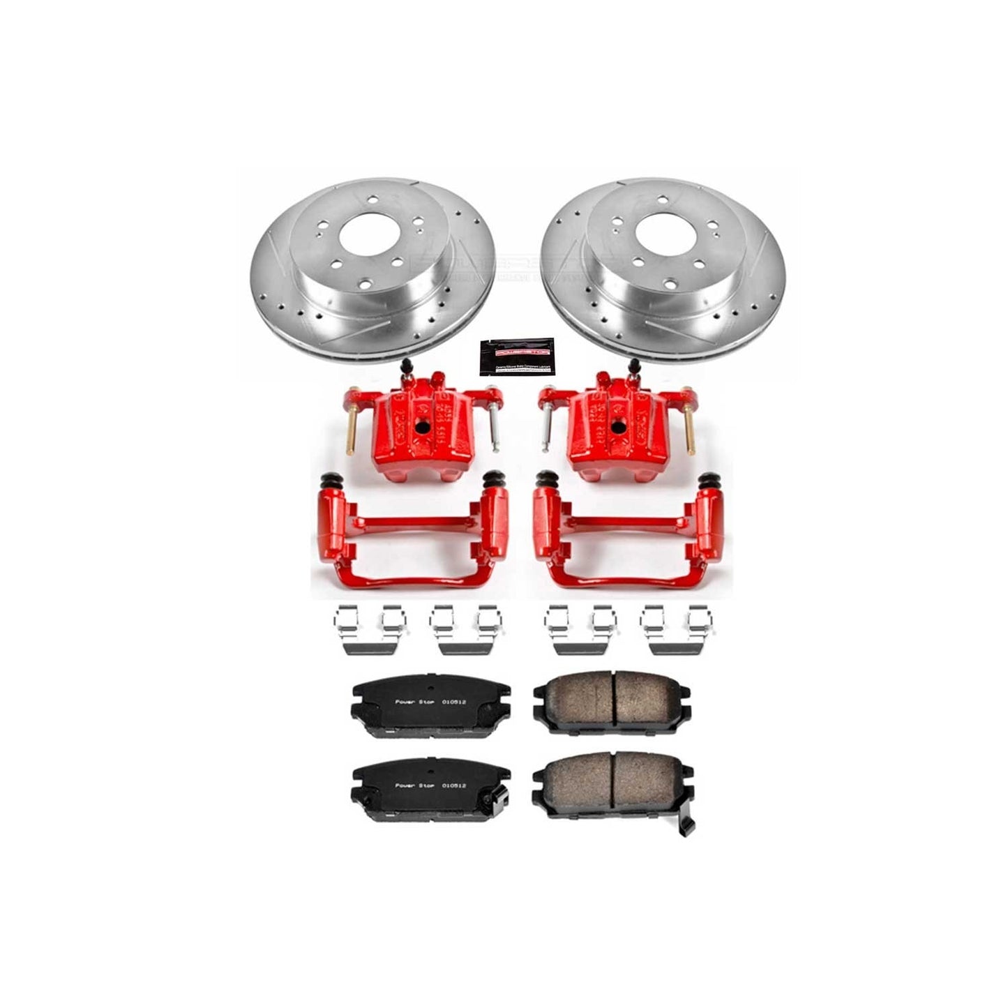 PowerStop Power Stop 06-12 Mitsubishi Eclipse Z23 Evolution Kit w/ Calipers - Rear KC3079