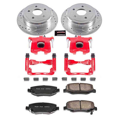 PowerStop Power Stop 07-17 Jeep Wrangler Z23 Evolution Kit w/ Calipers - Rear KC3090