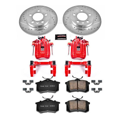 PowerStop Power Stop 00-06 Audi TT Quattro Z23 Evolution Kit w/ Calipers - Rear KC3093