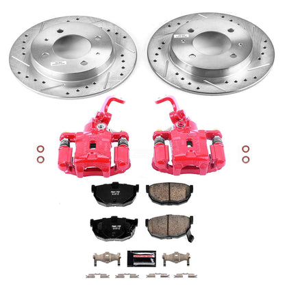 PowerStop Power Stop 05-06 Hyundai Elantra Z23 Evolution Kit w/ Calipers - Rear KC3106A