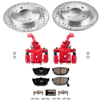 PowerStop Power Stop 97-00 Hyundai Elantra Z23 Evolution Kit w/ Calipers - Rear KC3106B