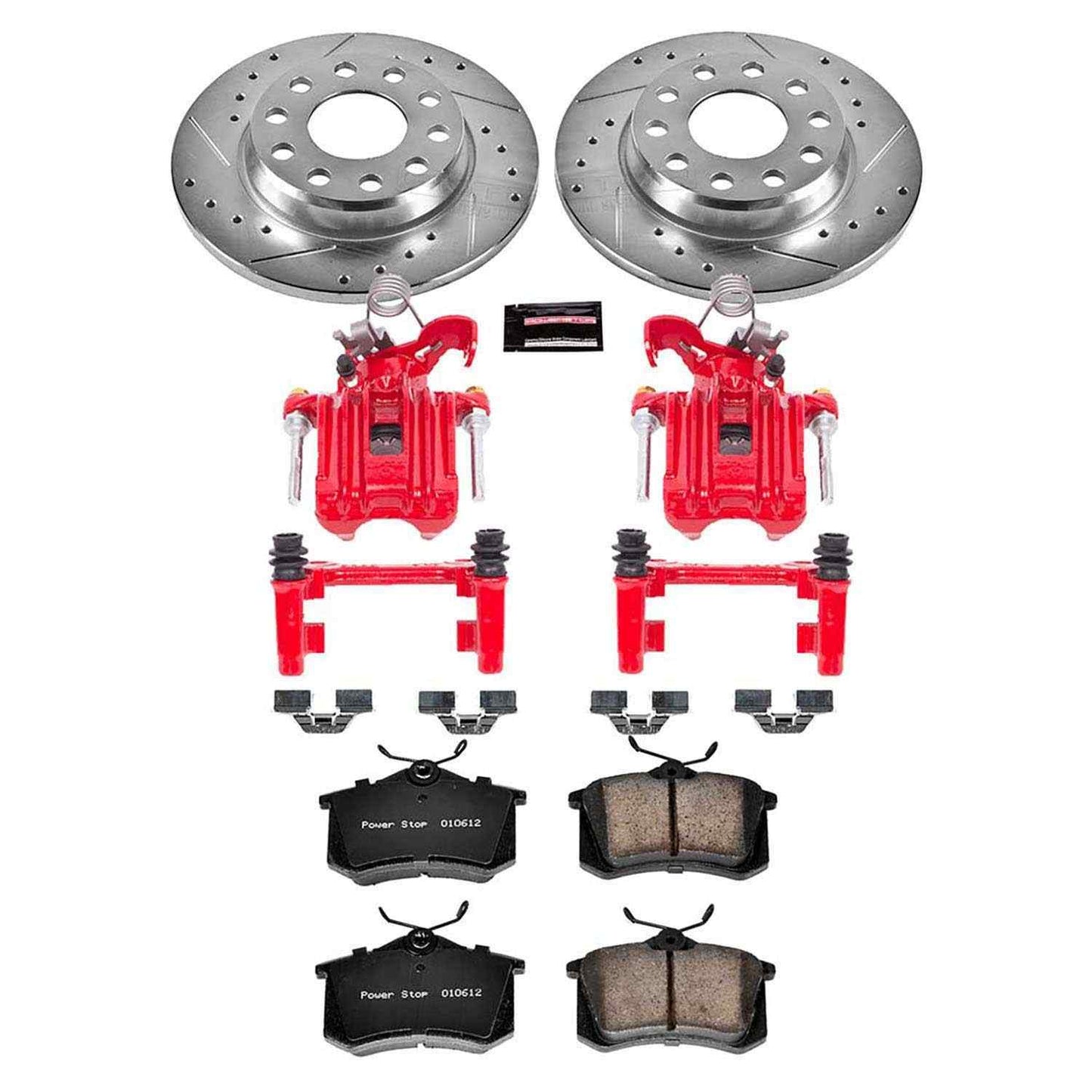 PowerStop Power Stop 02-05 Audi A4 Z23 Evolution Kit w/ Calipers - Rear KC3109