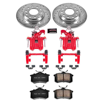 PowerStop Power Stop 02-05 Audi A4 Z23 Evolution Kit w/ Calipers - Rear KC3109