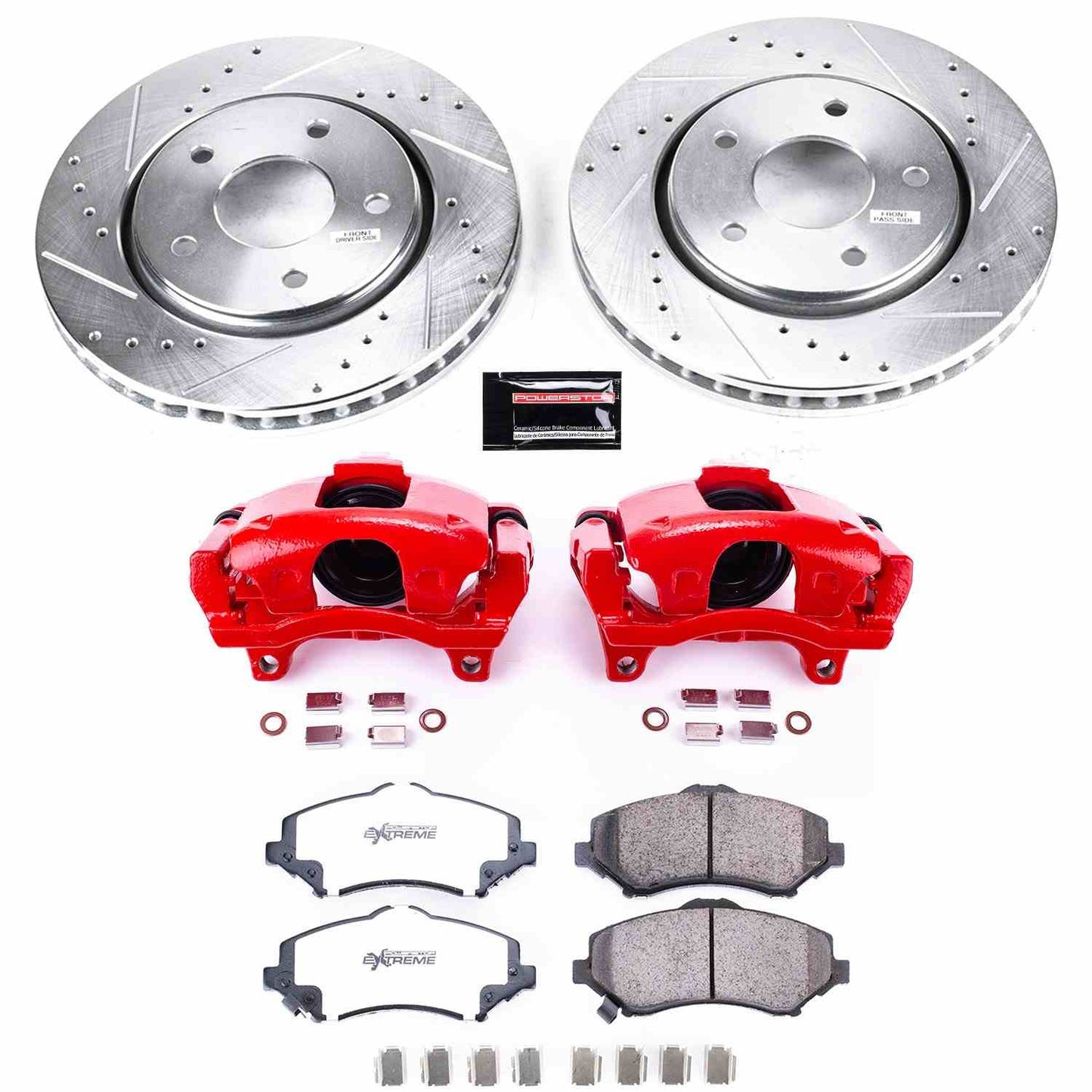 PowerStop Power Stop 13-09 Dodge Journey Front Z36 Truck & Tow Brake Kit w/Calipers KC3118A-36