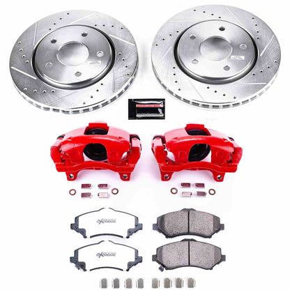 PowerStop Power Stop 13-09 Dodge Journey Front Z36 Truck & Tow Brake Kit w/Calipers KC3118A-36