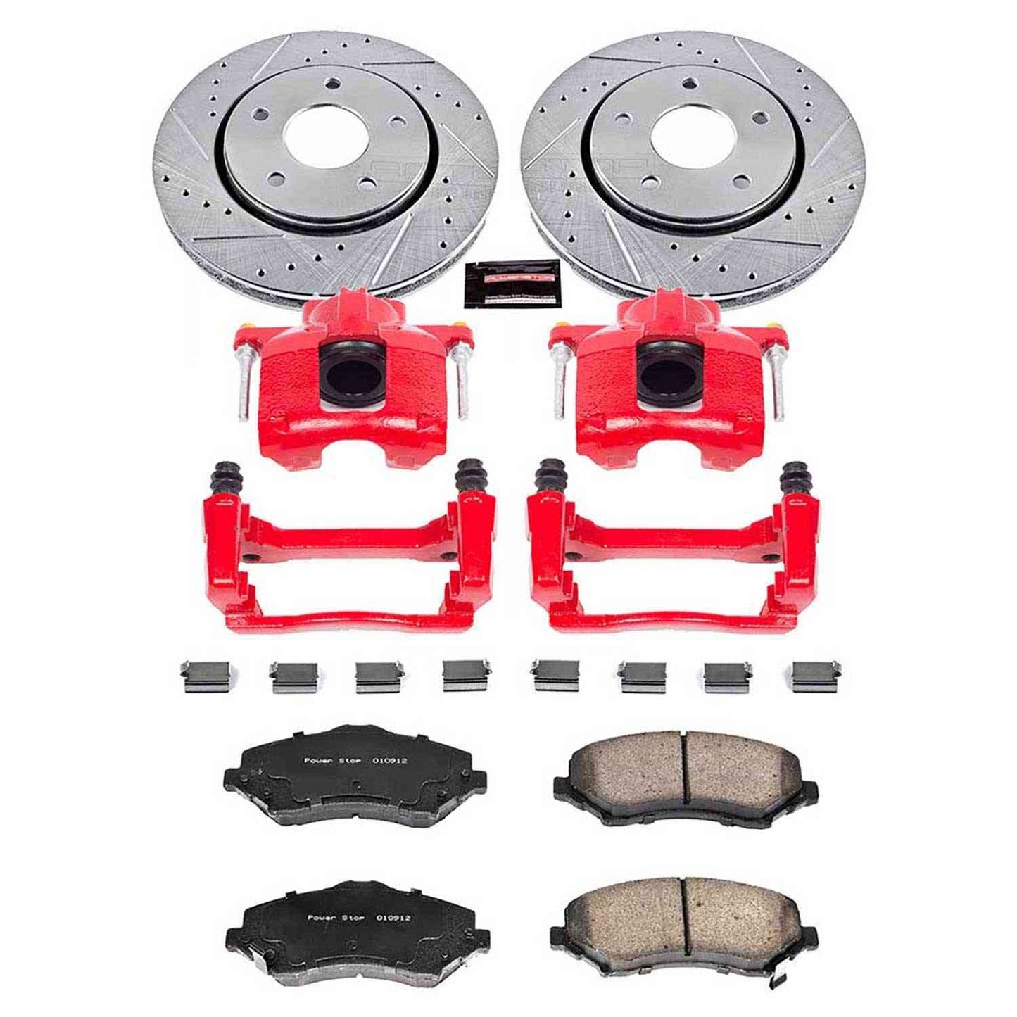 PowerStop Power Stop 08-16 Chrysler Town and Country Z23 Evolution Kit w/ Calipers - Front KC3118