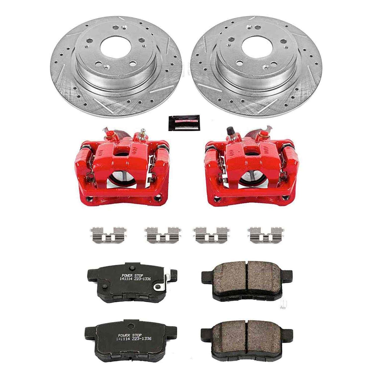PowerStop Power Stop 09-10 Acura TSX Z23 Evolution Kit w/ Calipers - Rear KC3127