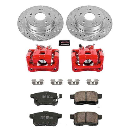 PowerStop Power Stop 09-10 Acura TSX Z23 Evolution Kit w/ Calipers - Rear KC3127