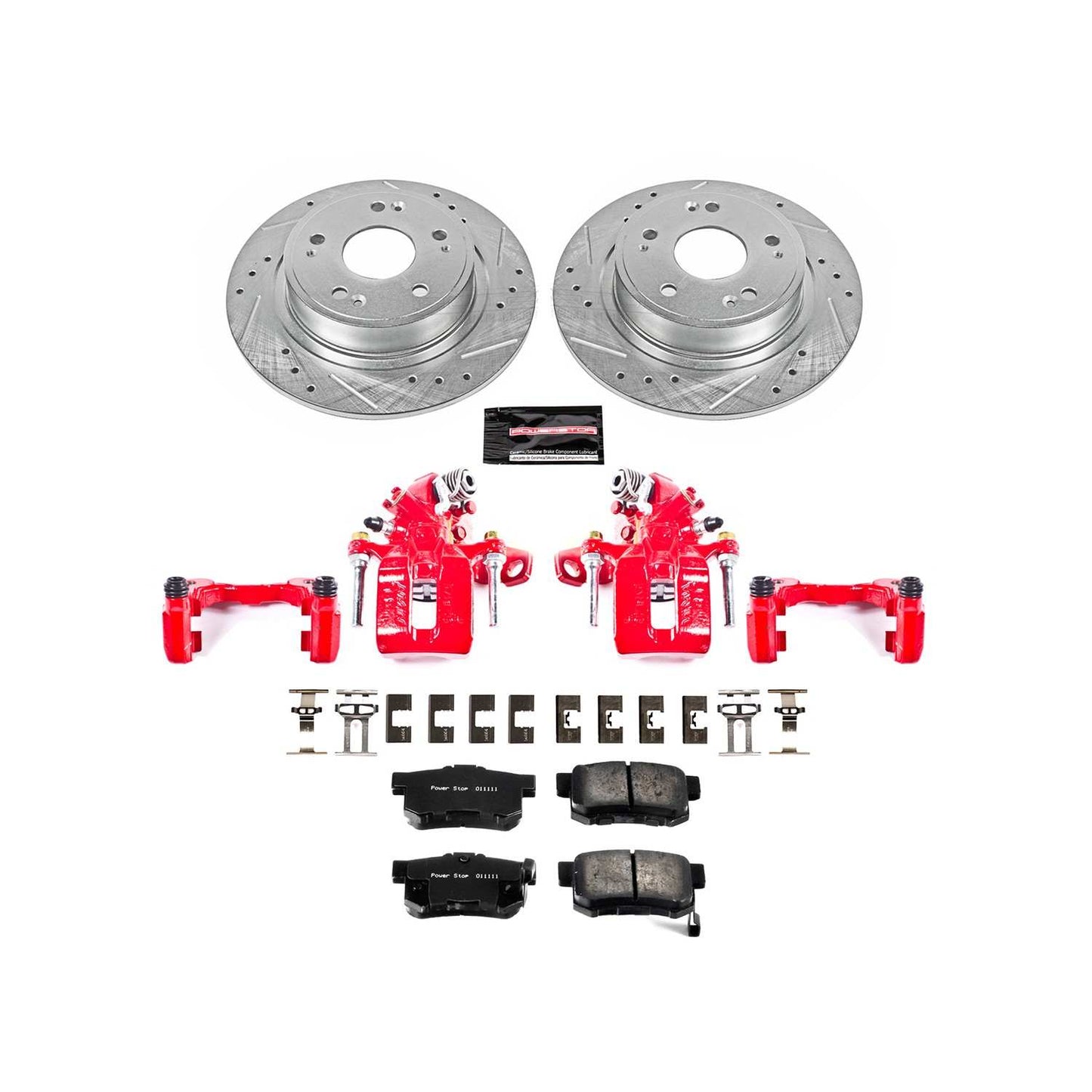 PowerStop Power Stop 16-18 Acura ILX Z23 Evolution Kit w/ Calipers - Rear KC3128A