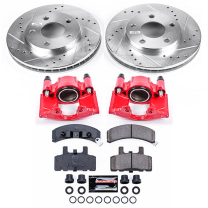 PowerStop Power Stop 90-93 Cadillac DeVille Z23 Evolution Kit w/ Calipers - Front KC3132