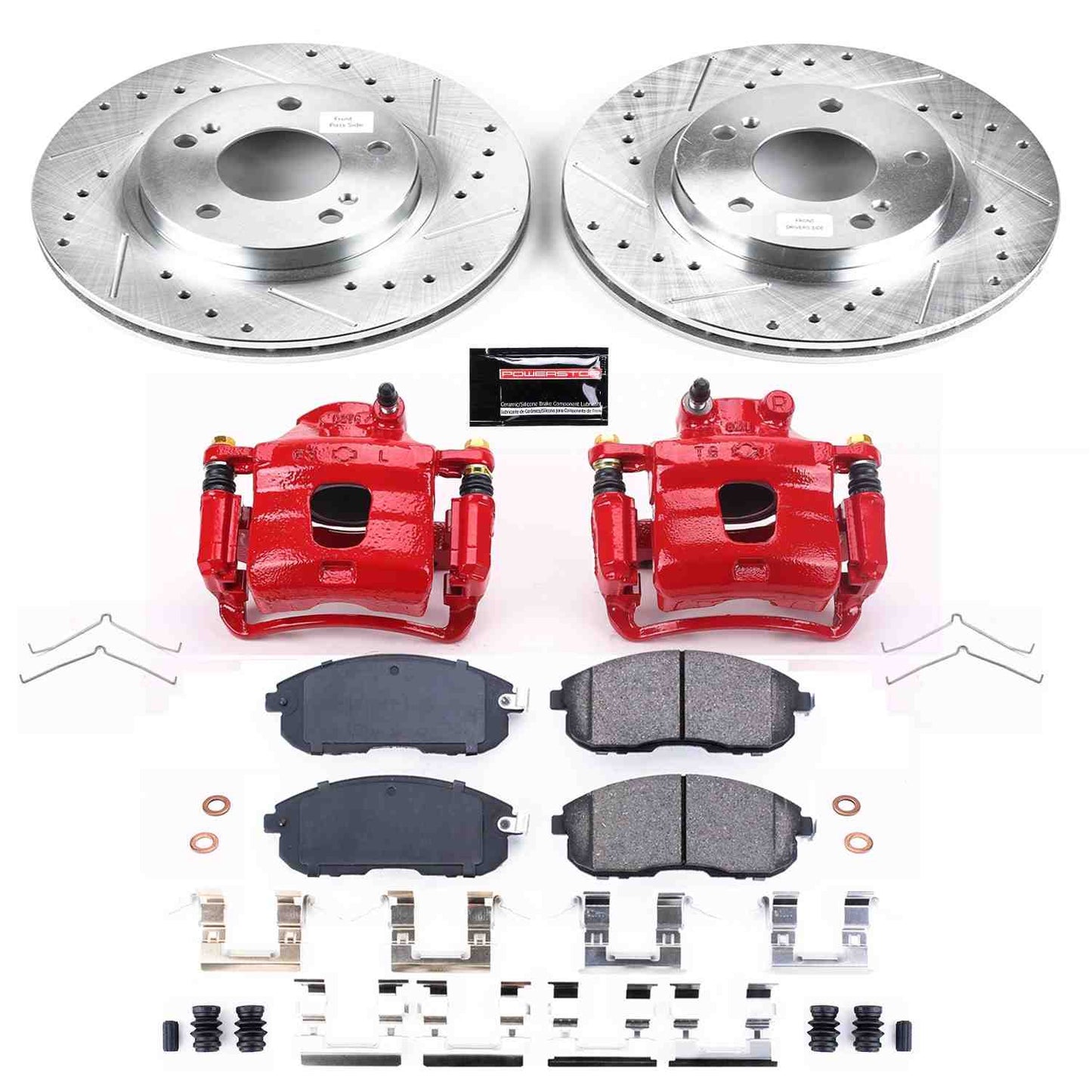 PowerStop Power Stop 1999 Nissan Maxima Z23 Evolution Kit w/ Calipers - Front KC3137A