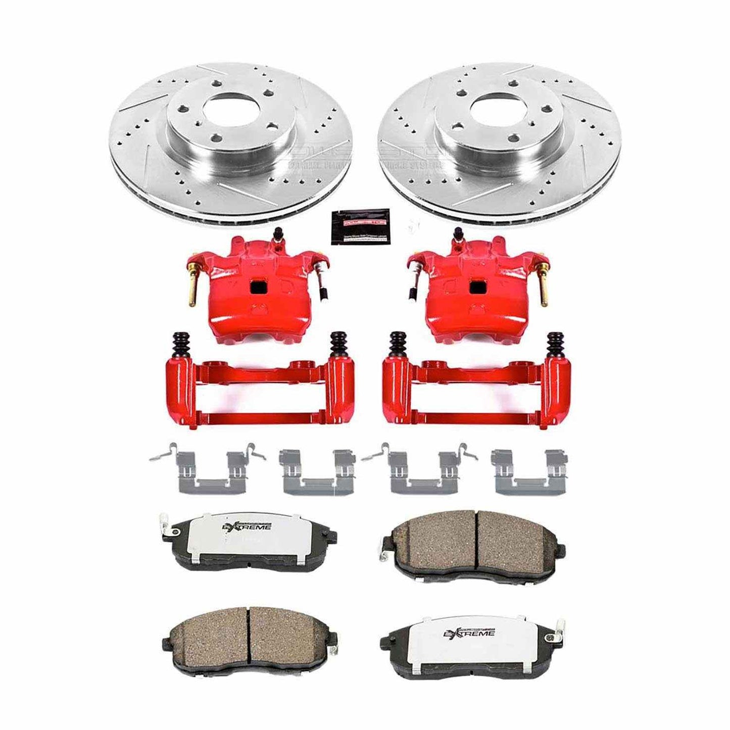 PowerStop Power Stop 03-05 Infiniti G35 Front Z26 Street Warrior Brake Kit w/Calipers KC3140-26